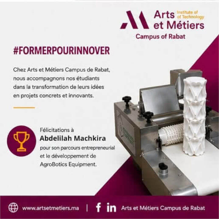 Projet d’innovation présenté par Arts et Métiers Campus de Rabat